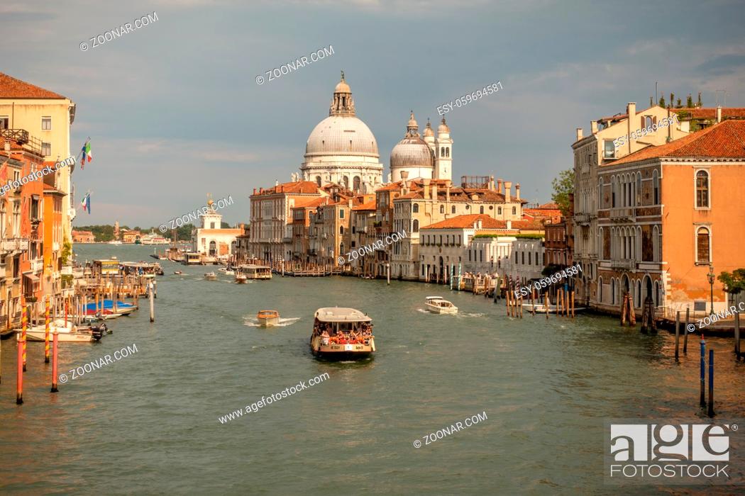 Stock Photo: a panoramic view of Venice.