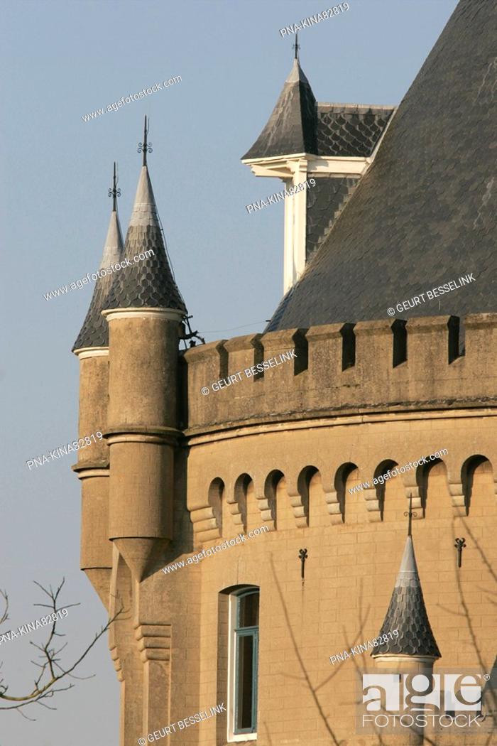 Stock Photo: Kasteel de Gelderse toren, Dieren, Veluwe, Guelders, The Netherlands, Holland, Europe.