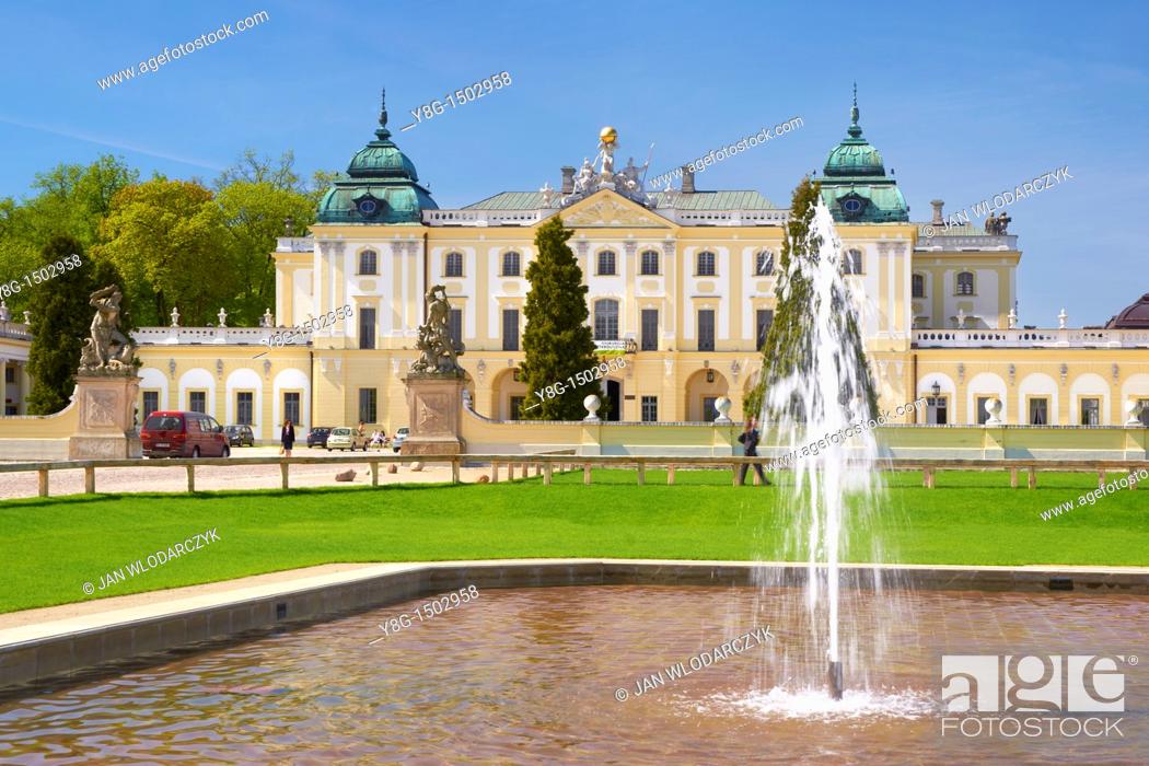 Stock Photo: Branicki Palace, Bialystok, Poland, Europe.