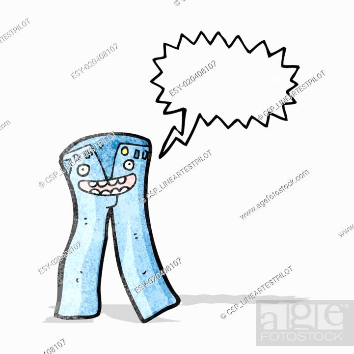 cartoon jeans, Stock Vector, Vector And Low Budget Royalty Free Image. Pic.  ESY-020408107 | agefotostock