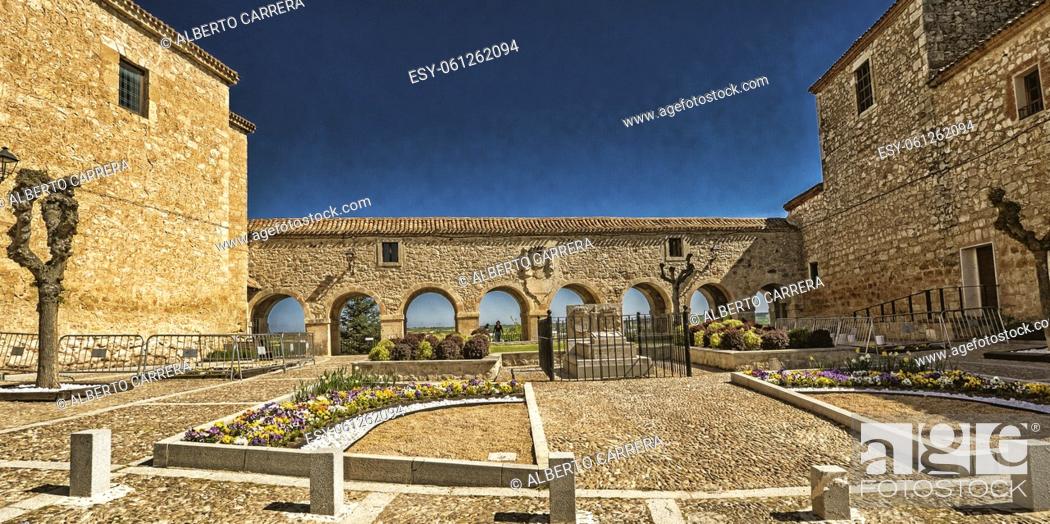 Imagen: Viewpoint of Los Arcos, 17th Ducal Passageway, Santa Clara Square, Lerma, Burgos, Castile Leon, Spain, Europe.