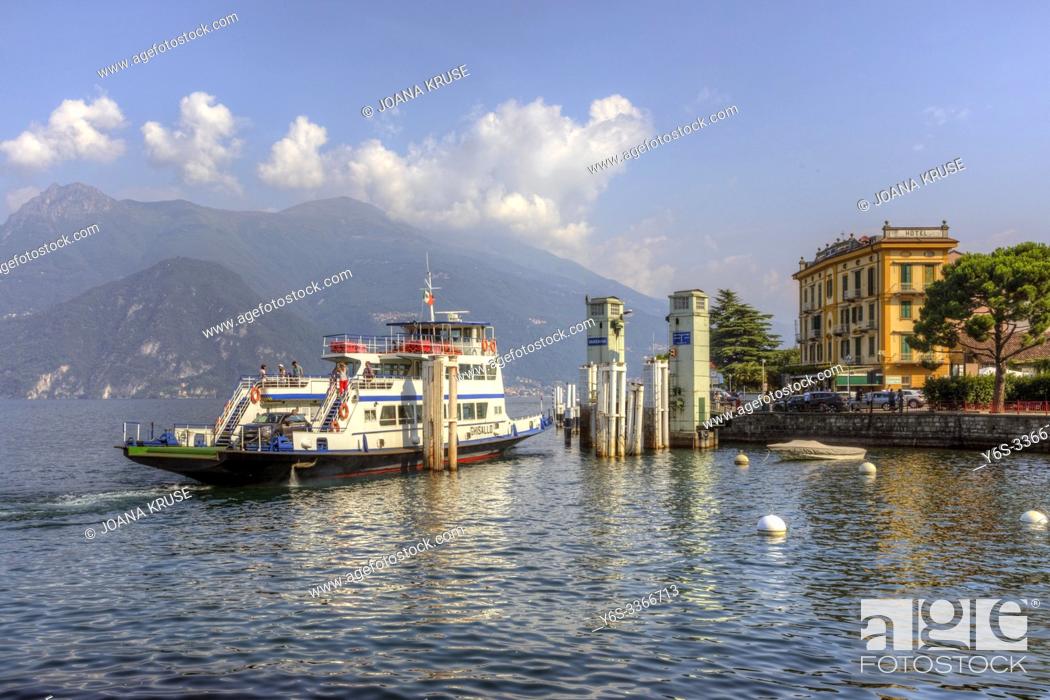 Stock Photo: Varenna, Lake Como, Lombardy, Italy, Europe.