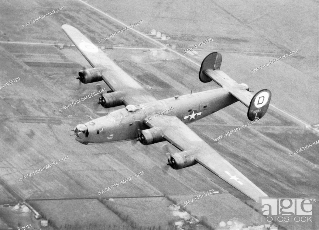 Runway 24 B24 Liberator Bomber Aircraft USAAF 