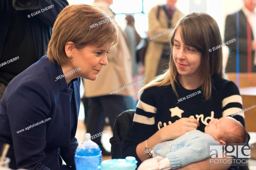 Stock Photo: First Minister Nicola Sturgeon attends a celebration event to celebrate NHS Tayside having supported more than 1, 000 women through Family Nurse Partnership.