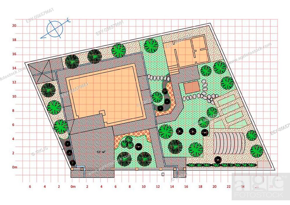 Aggregate 133+ garden sketch plan super hot