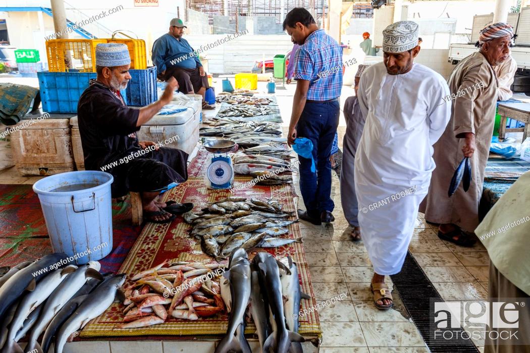 Stock Photo: The Fish Market At Muttrah, Muscat, Sultanate Of Oman.