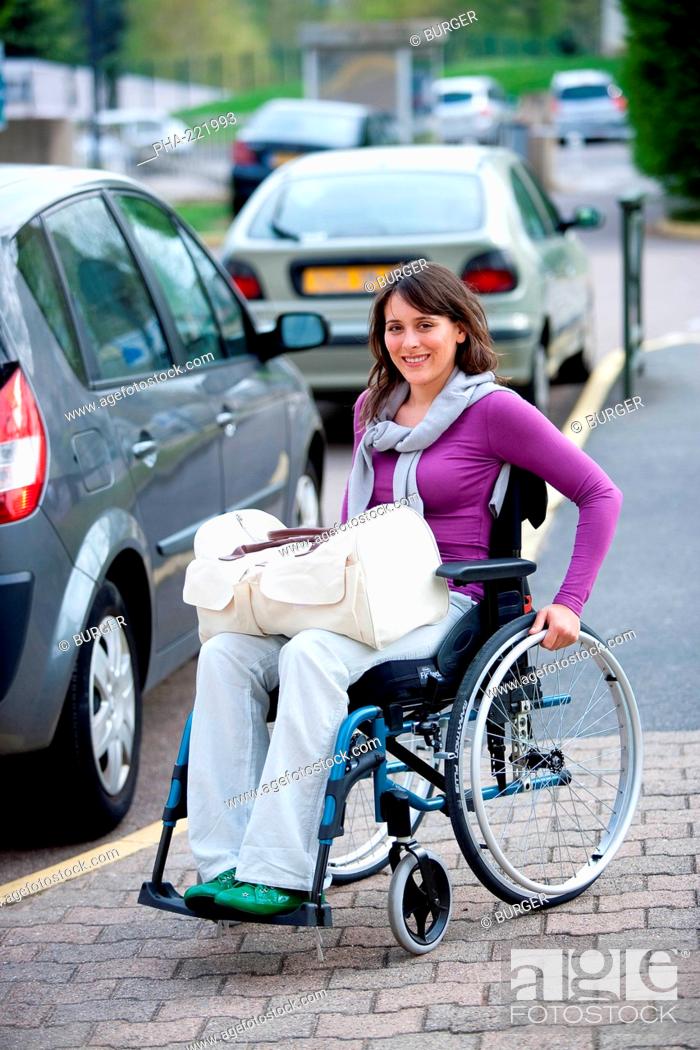 Stock Photo: Disabled person.