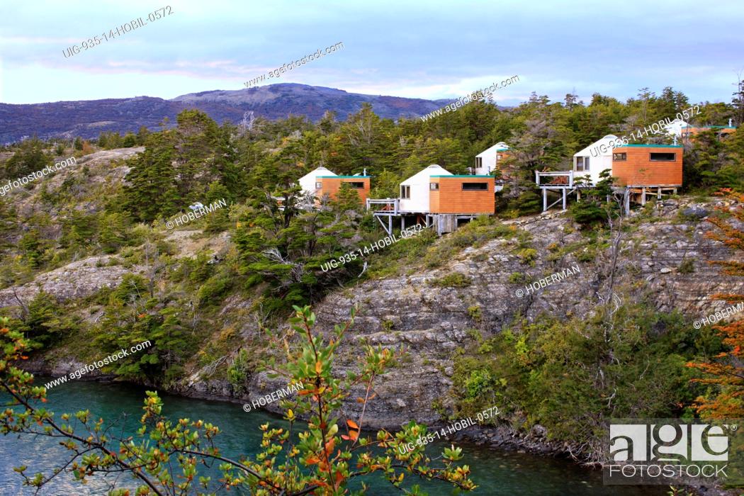 Stock Photo: Patagonia Camp, Chile.