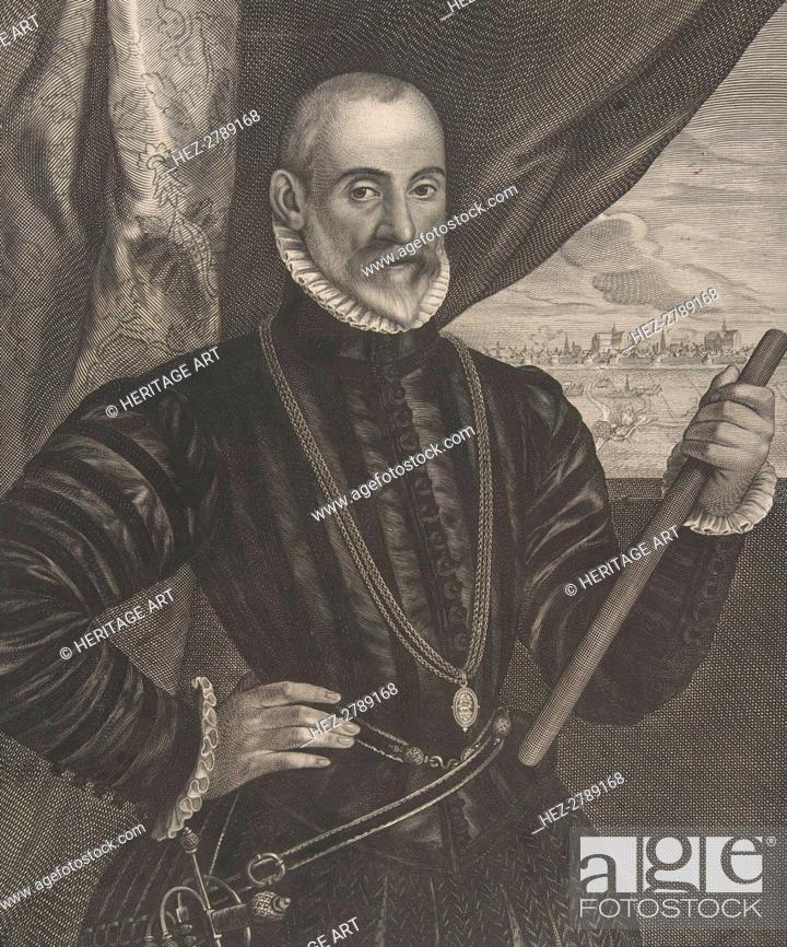 Imagen: Francisco Valdes, Spanish Commander, from the series Quatuor Personae.., 1649. Creator: Pieter Soutman.