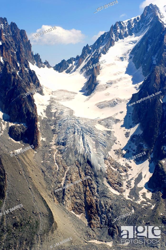 Almacén Tratar olvidar Argentiere glacier with cirque, hanging valley, aretes, horns, crevases and  moraines, Foto de Stock, Imagen Derechos Protegidos Pic. VD7-2810218 |  agefotostock