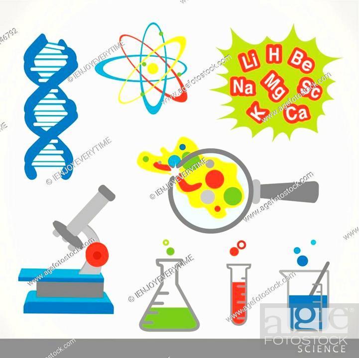 set of science stuff icon Lab cartoon vector, Stock Vector, Vector And Low  Budget Royalty Free Image. Pic. ESY-050146792 | agefotostock