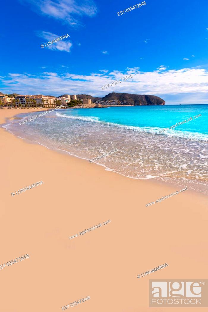 Imagen: Moraira Playa la Ampolla beach in Teulada Alicante at Mediterranean Spain.
