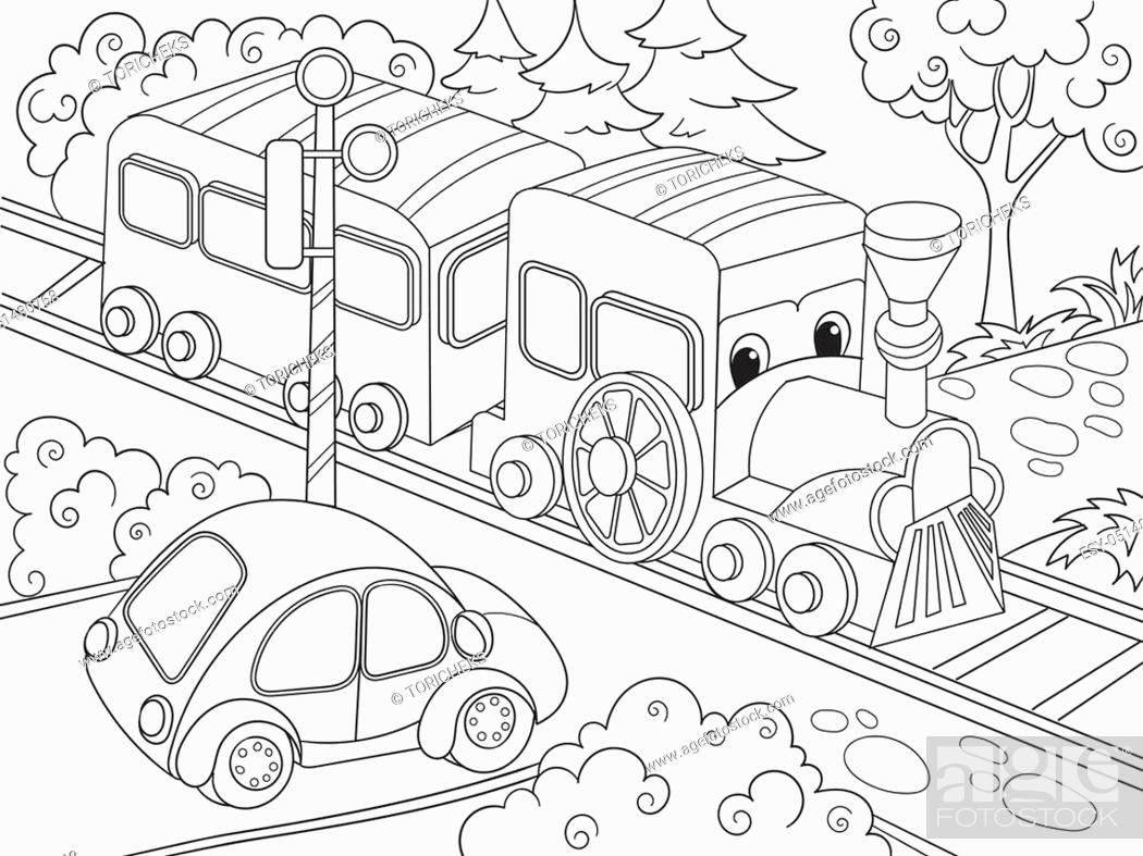 12 Wooden Toy Train High Res Illustrations - Getty Images
