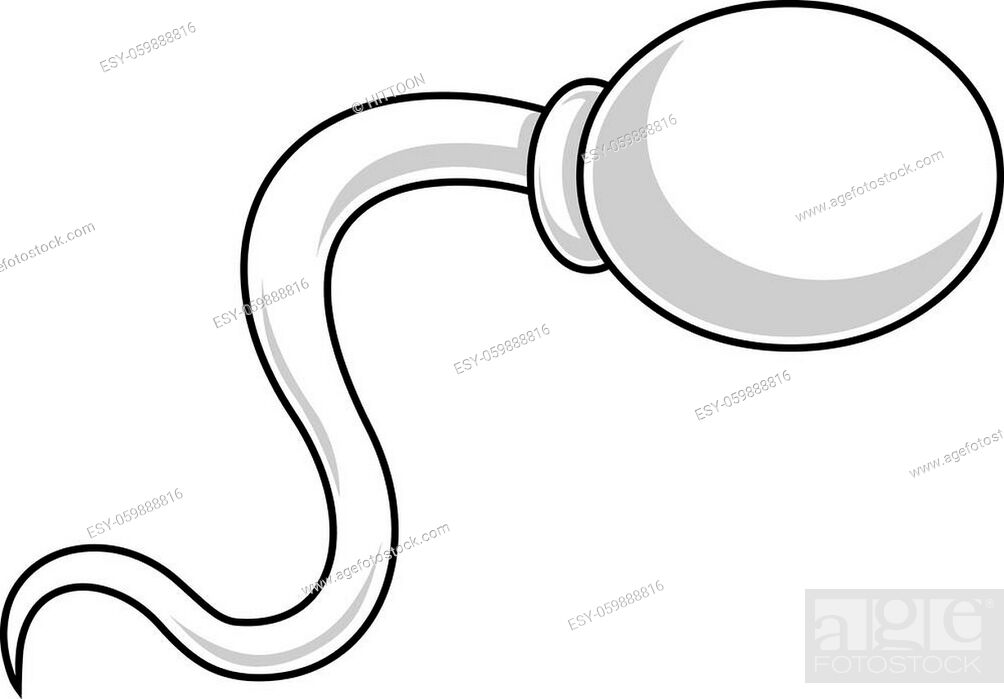 Cartoon Sperm Cell Runs. Vector Hand Drawn Illustration Isolated On  Transparent Background, Stock Vector, Vector And Low Budget Royalty Free  Image. Pic. ESY-059888816 | agefotostock