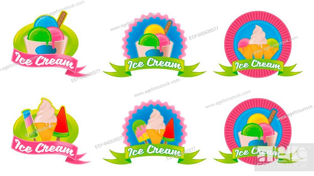 437 Ice Cream Logo Stock Photos, High-Res Pictures, and Images - Getty  Images