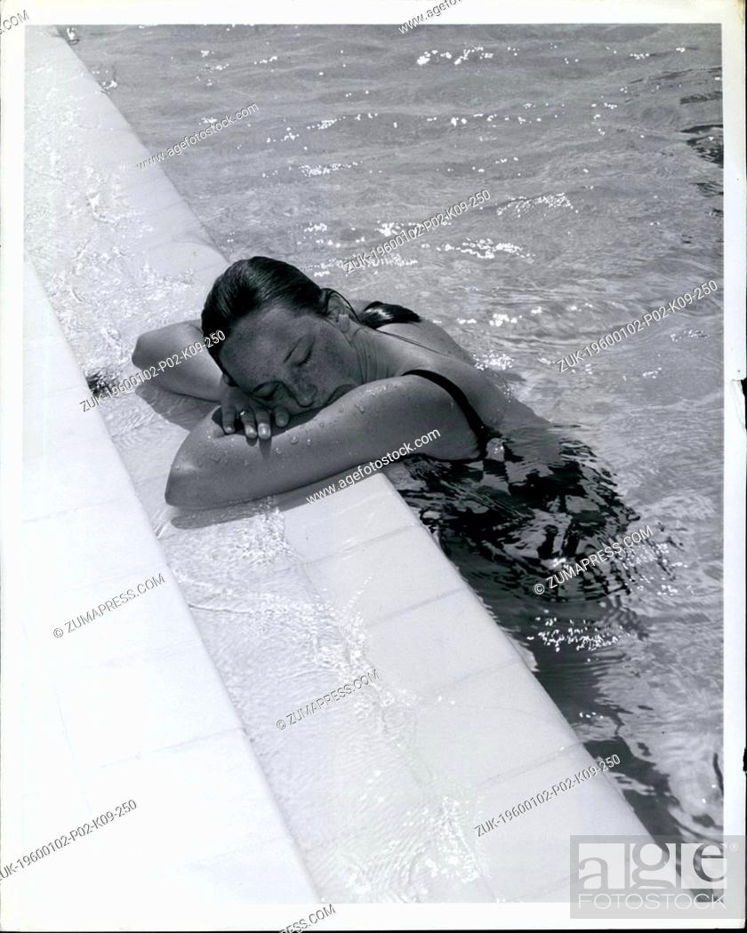 Stock Photo: Dec. 19, 2011 - Short Snooze For A Smooth Swimmer The Place: The Beautiful North Shore Pool in St. Petersburg, Florida, the Event: -Practice sessions for.