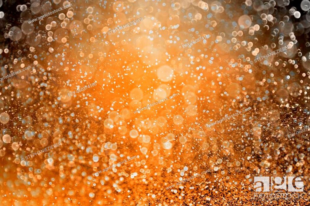Dark orange black glitter sparkle background for happy birthday invite, Autumn  Fall gala, Stock Photo, Picture And Low Budget Royalty Free Image. Pic.  ESY-060374186 | agefotostock