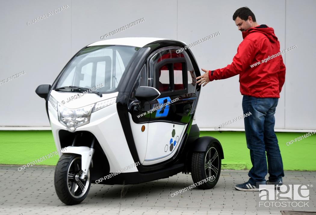 Stock Photo: Czech company Velor-X-Trike launched its electric three-wheelers and four-wheelers produced in cooperation with its Chinese partners on the market today.