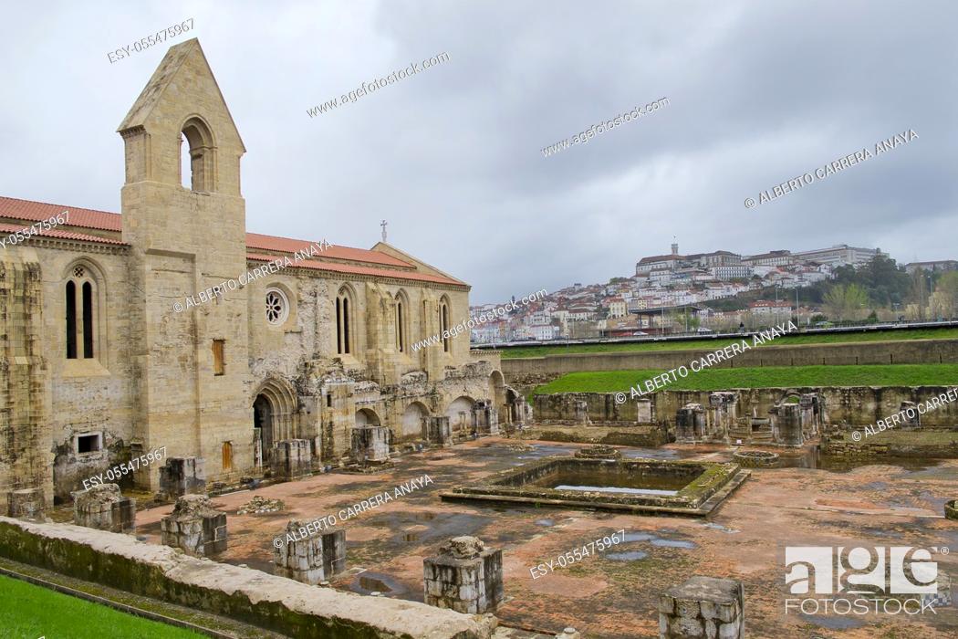Stock Photo: Monastery of Santa Clara-a-Velha, St Claire the Older, National Monument, Coimbra, Portugal, Europe.