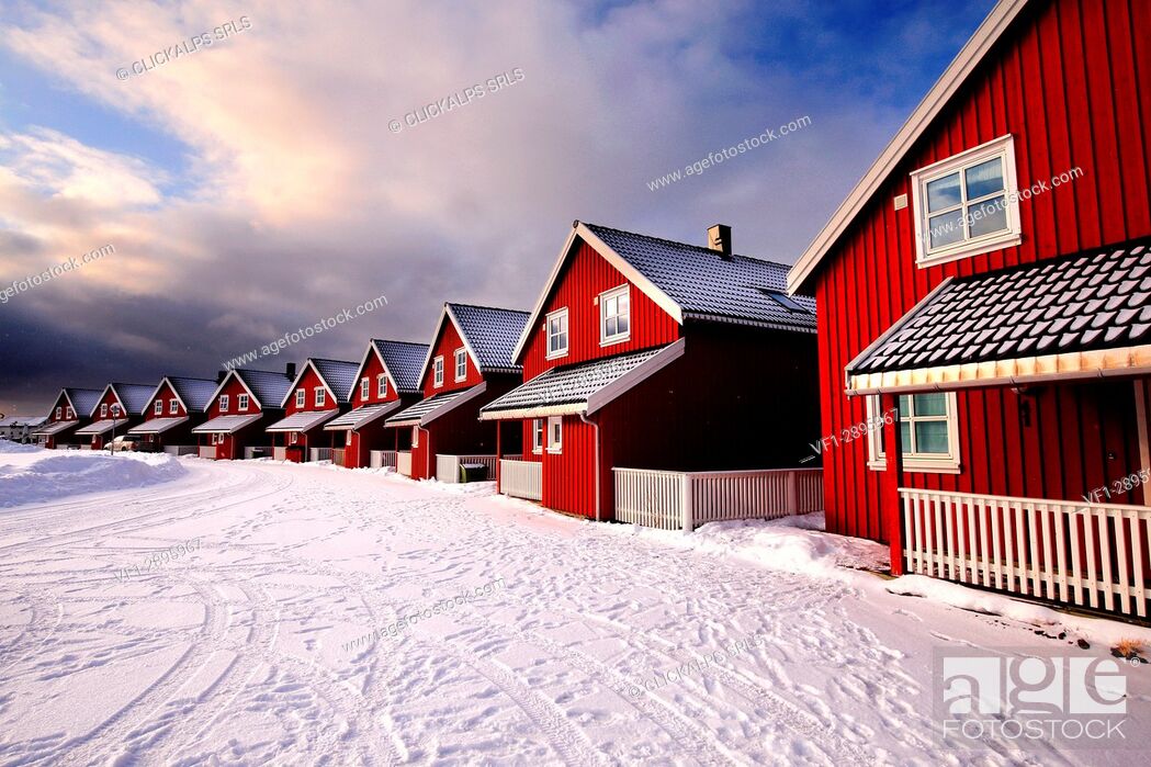 Stock Photo: Svolvear district, Lofoten islands, Norway.