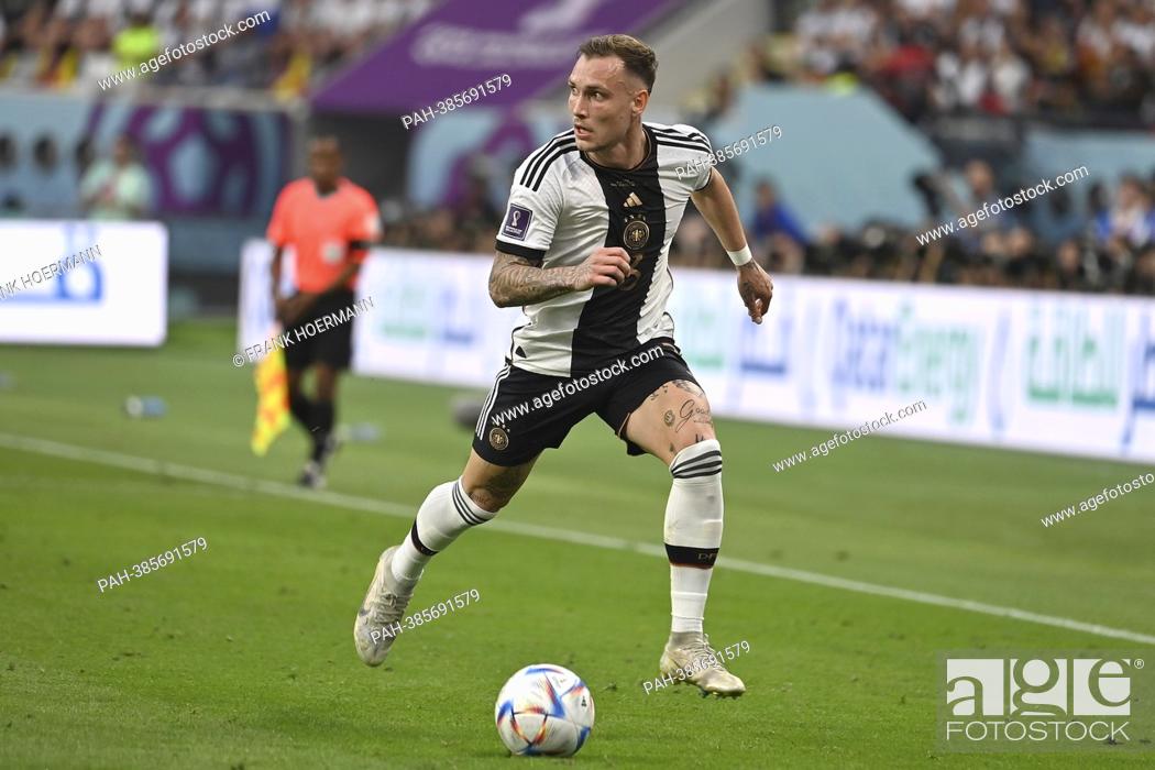 Stock Photo: David RAUM (GER), action, single action, single image, cut out, full body shot, full figure Germany (GER) - Japan (JPN) 1-2 group stage Group E on November 23rd.