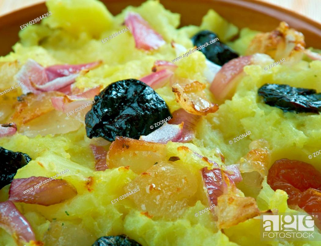 Stock Photo: Belarusian casserole of potatoes.