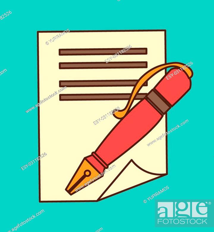 Stock Vector: Academic education and elearning graphic design, vector illustration.