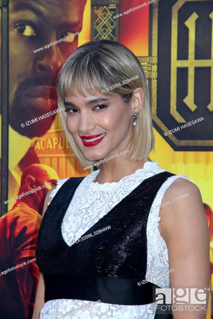 Stock Photo: Sofia Boutella 05/19/2018 The Los Angeles premiere of ""Hotel Artemis"" held at the Regency Bruin Theatre in Los Angeles.