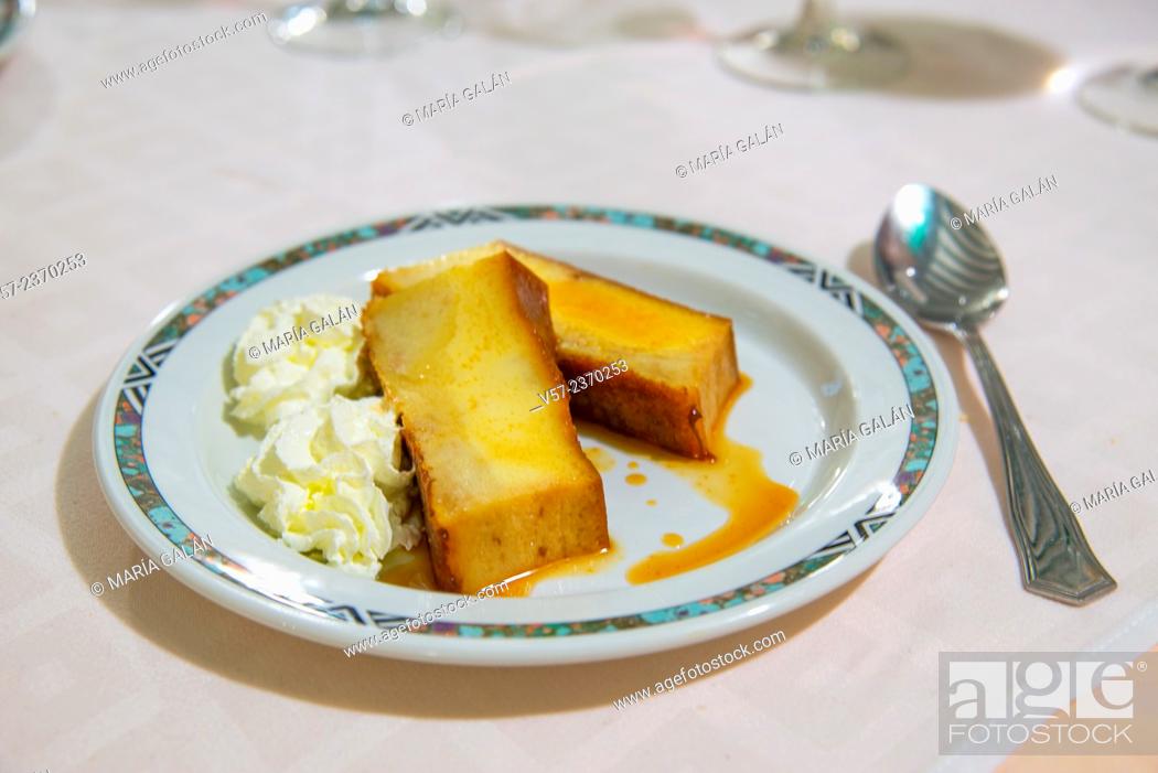Stock Photo: Typical Manchego dessert: Pan de Calatrava. La Mancha, Spain.