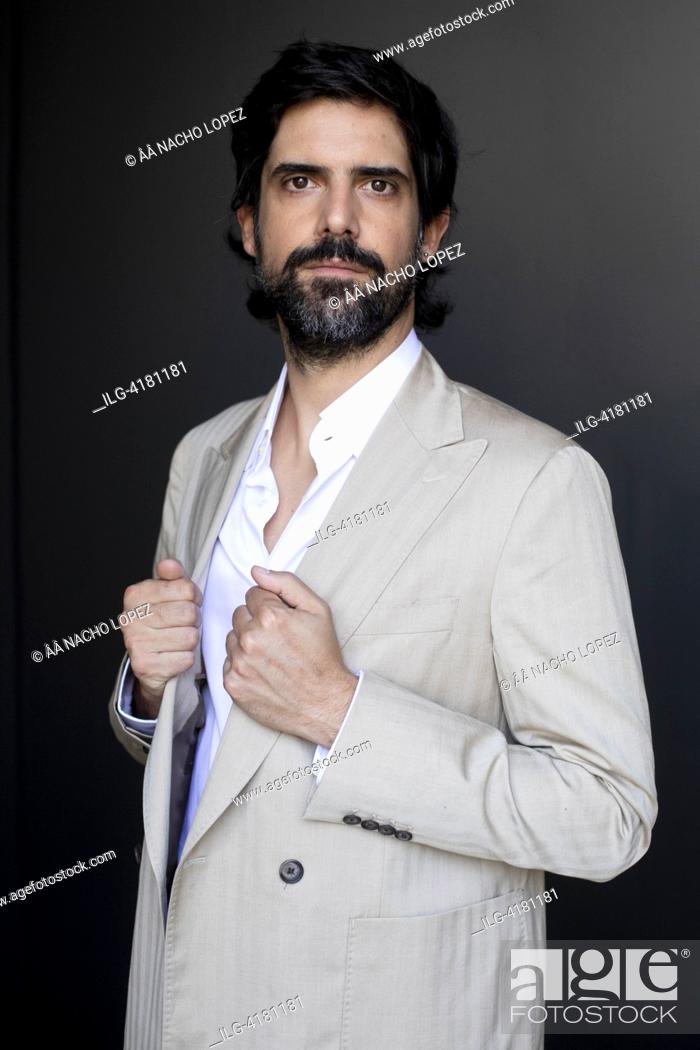 Stock Photo: Francesco Carril poses during 71st San Sebastian International Film Festival at Maria Cristina Hotel on September 26, 2023 in Donostia / San Sebastian, Spain.