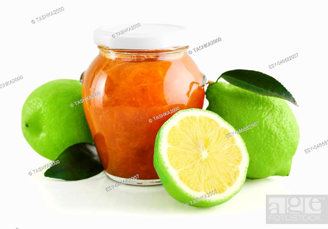 Bergamot Orange Jam Jar With Fresh Bergamot Isolated On White Background With Clipping Path Stock Photo Picture And Low Budget Royalty Free Image Pic Esy 046682907 Agefotostock
