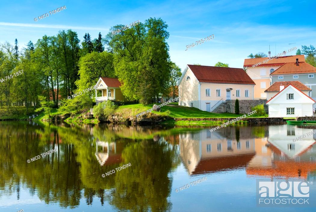 Stock Photo: Vihula Manor Country Club and Spa, Vihula, Laane-Virumaa, Estonia, Baltic States, Europe.