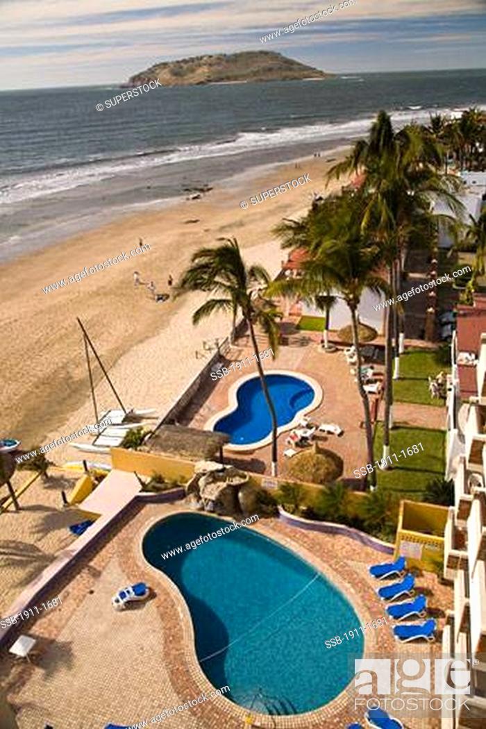 View from Las Flores hotel Golden Zone Mazatlan Sinaloa State Mexico, Stock  Photo, Picture And Rights Managed Image. Pic. SSB-1911-1681 | agefotostock