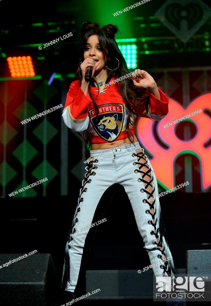 realeza plato Vislumbrar Camila Cabello of Fifth Harmony performing at Y100's Jingle Ball 2016 at  BB&T Center in Sunrise, Foto de Stock, Imagen Derechos Protegidos Pic.  WEN-WENN30633968 | agefotostock