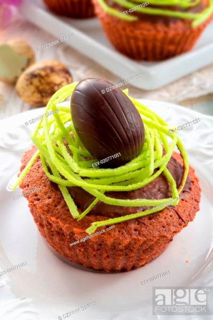 Stock Photo: easter cakes.