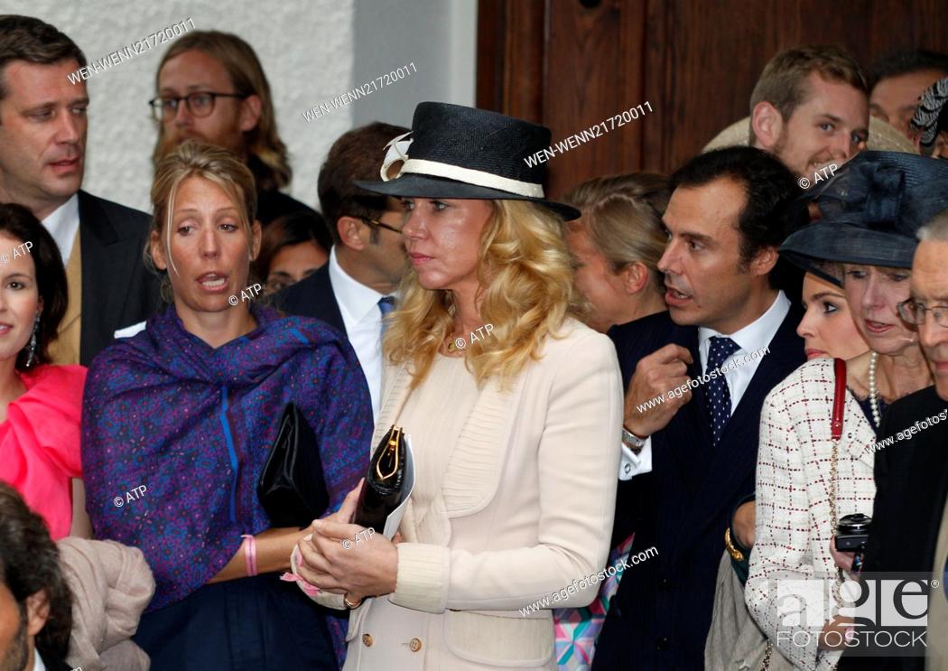 Stock Photo: The wedding of Princess Maria Theresia of Thurn and Taxis and Hugo Wilson at St. Joseph's Church in Tutzing Featuring: Guests Where: Tutzing, Starnberg.