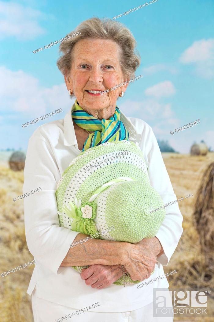 Photo de stock: Senior woman.