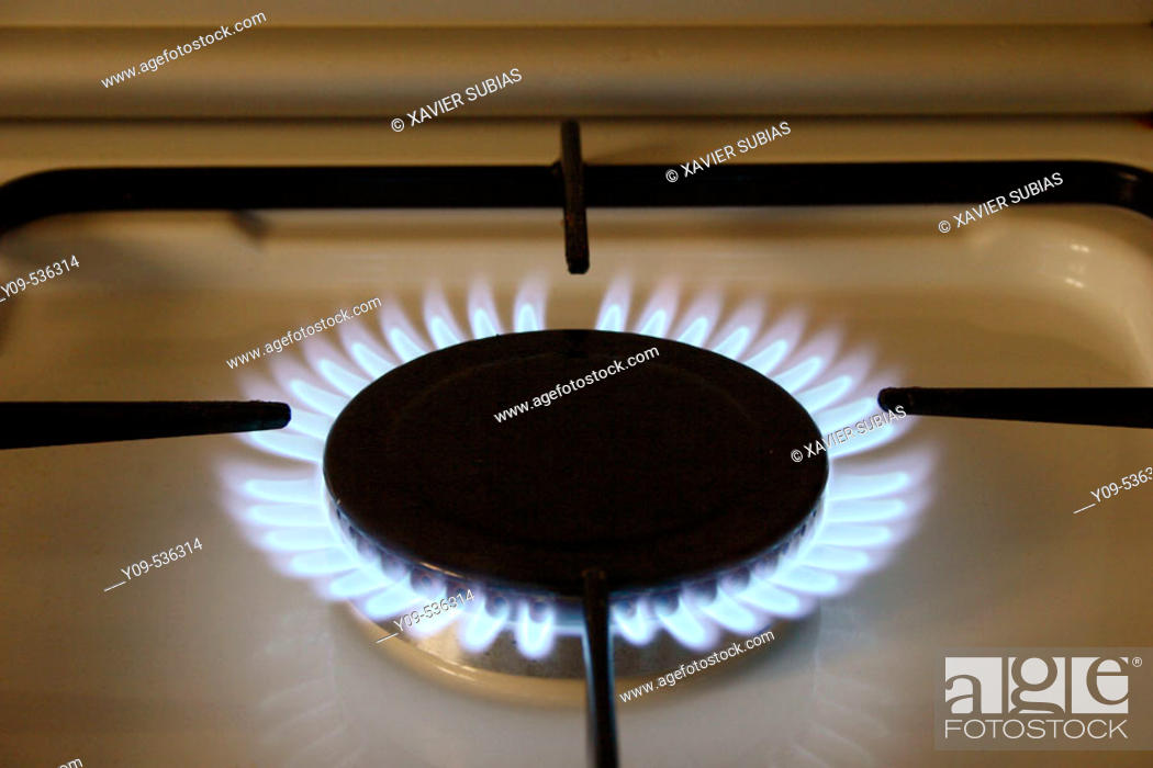 Stock Photo: Gas burner.