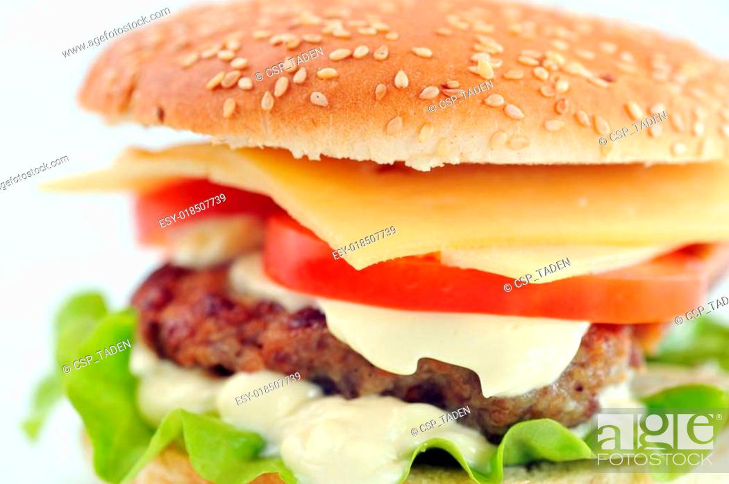 Imagen: hamburger with cutlet.
