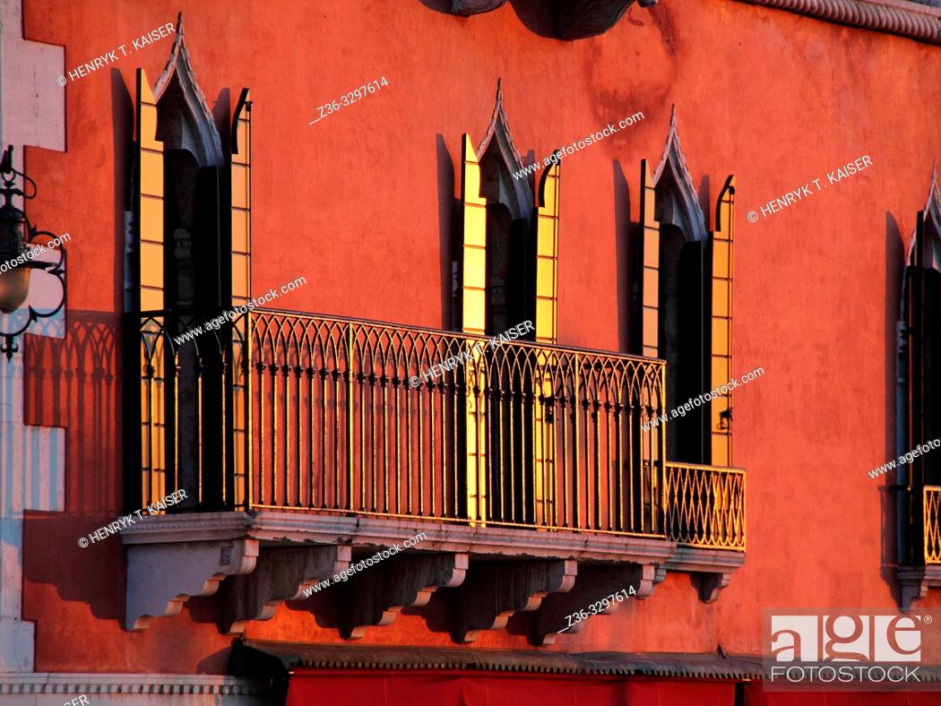 Stock Photo: Balkony, Venice.