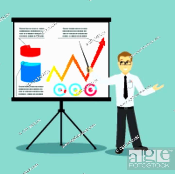 Flat Design Businessman Pointing At Presentation Board Vector Stock Vector Vector And Low Budget Royalty Free Image Pic Esy 017327076 Agefotostock,Damro Dressing Table Designs Sri Lanka