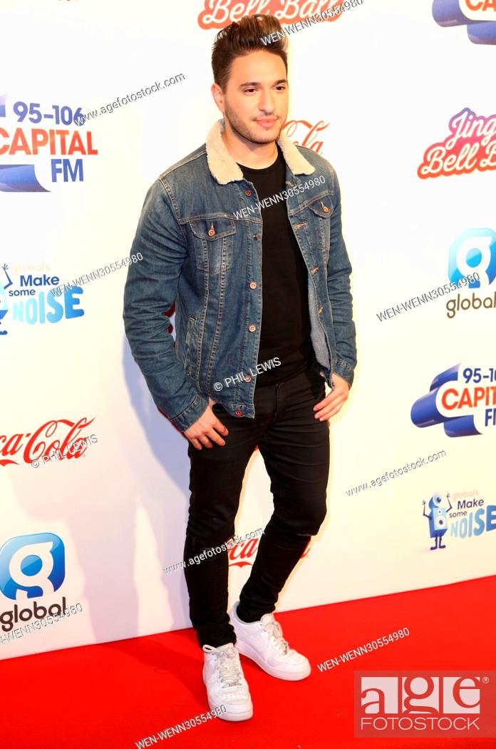 Stock Photo: Red Carpet arrivals at Capital’s Jingle Bell Ball with Coca-Cola at London’s O2 Arena. Night two of the sell-out event saw performances from chart-topping.