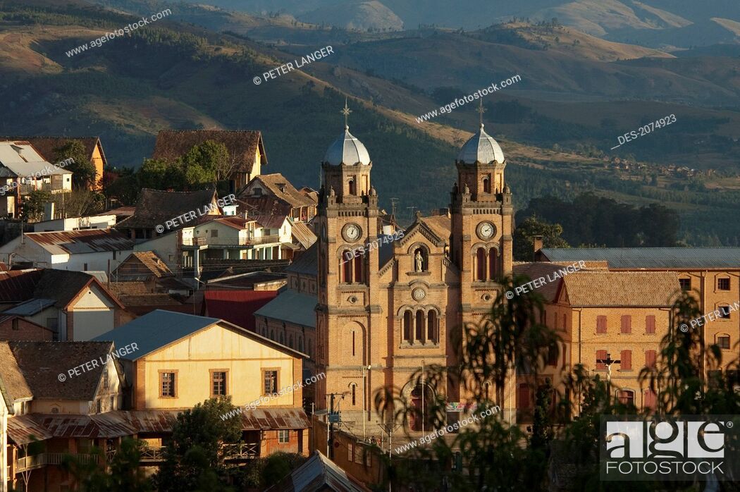 Stock Photo: Ambozontany Cathedral, Fianarantsoa, Madagascar.