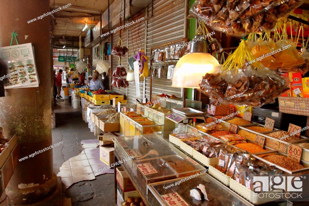Stock Photo: Spice shop in Old town, Kuching, Sarawak, Malaysia, Asia.