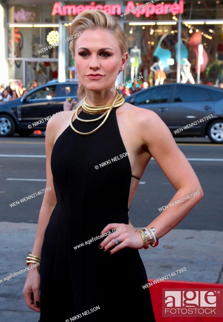 Stock Photo: Final Season premiere of HBO's 'True Blood' - Arrivals Featuring: Anna Paquin Where: Los Angeles, California, United States When: 17 Jun 2014 Credit: Nikki.