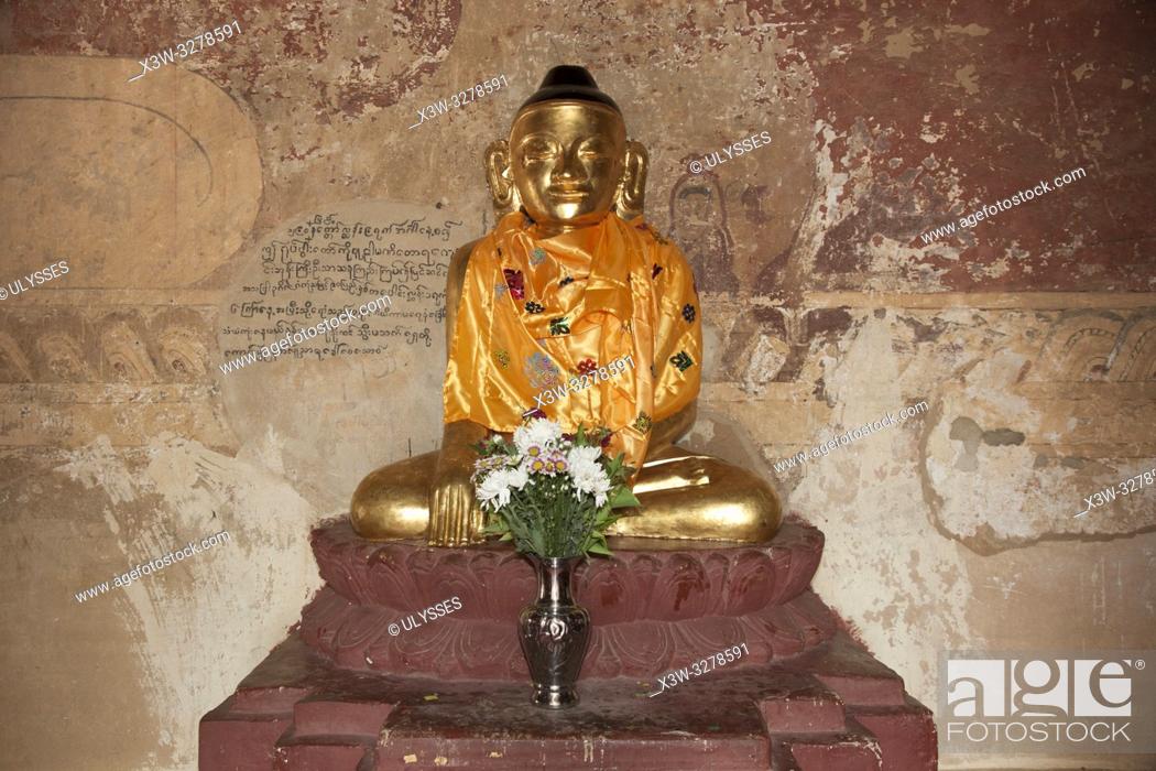 Stock Photo: Sulamani temple, Old Bagan village area, Mandalay region, Myanmar, Asia.
