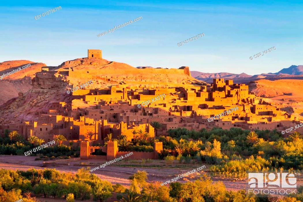 Stock Photo: Ait Benhaddou, Ouarzazate, Morocco.