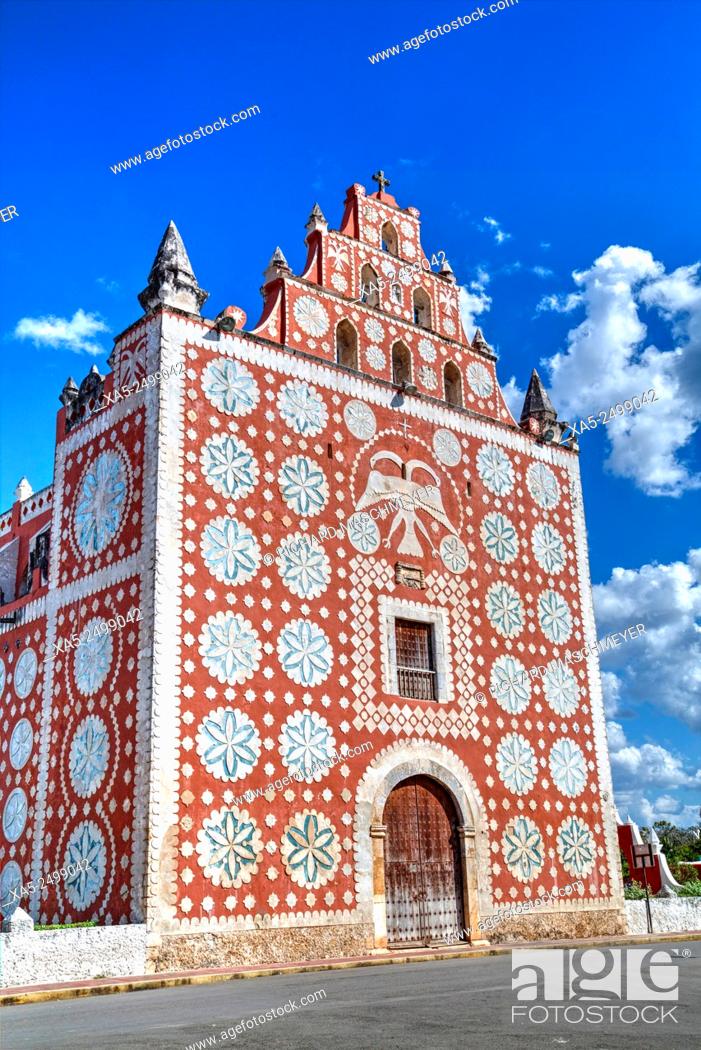 Santo Domingo de Guzman Church and Convent, built in 1646, Uayma, Yucatan,  Mexico, Stock Photo, Picture And Rights Managed Image. Pic. XA5-2499042 |  agefotostock