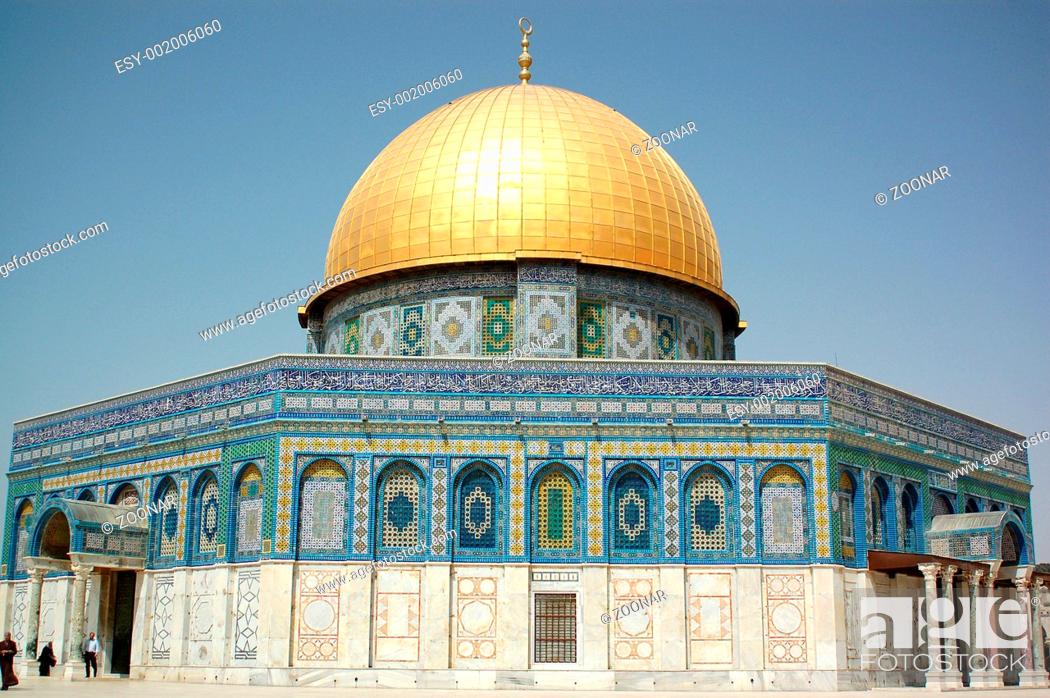 Stock Photo: dome of the Rock in Jerusalem.