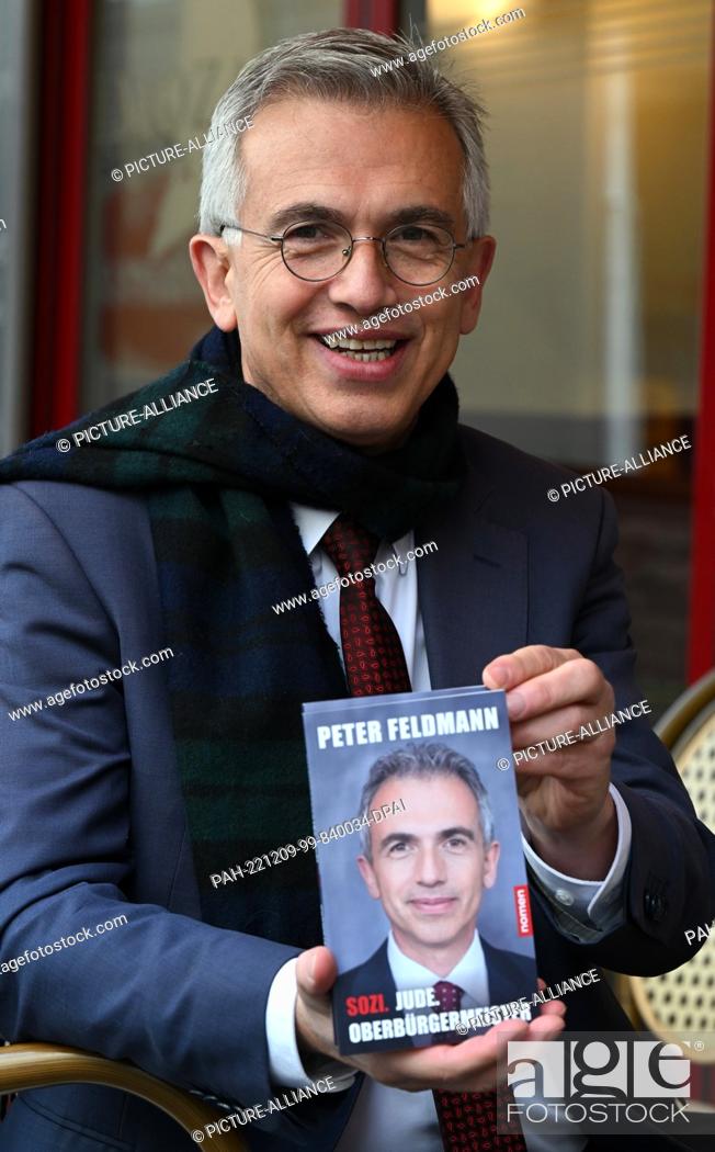 Stock Photo: 09 December 2022, Hessen, Frankfurt/Main: Peter Feldmann (SPD), Frankfurt's mayor who was voted out of office, presents his autobiography entitled ""Sozi.